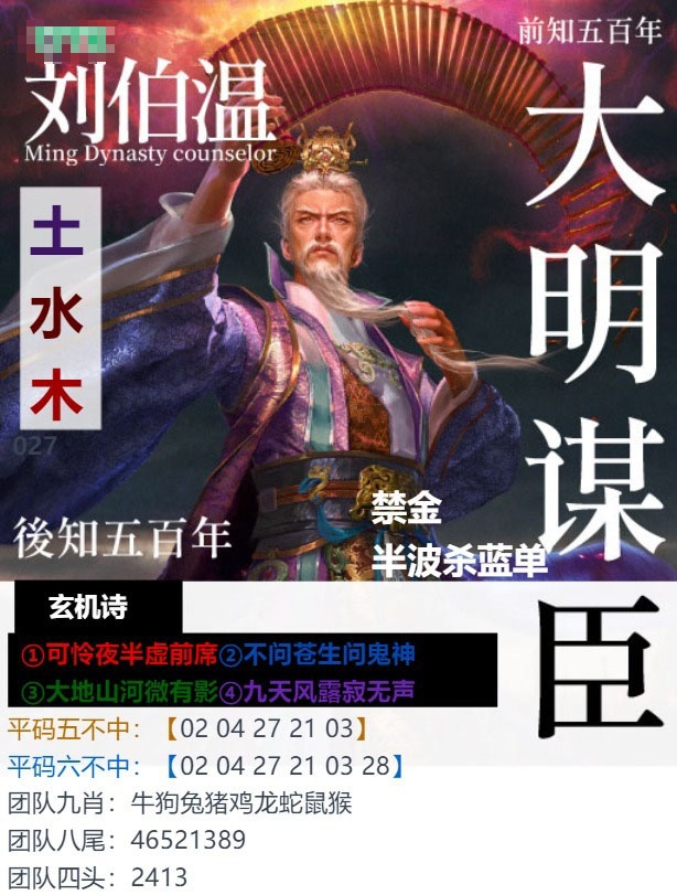 027期大明谋臣[图]